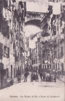 Genova, Genoa; Via Madre di Dio e Ponte di Carignano / street,