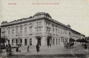 Kolozsvár, Cluj; Első magyar általános biztosító társaság palotája, piaci árusok. W. L. 993. / First Hungarian General Insurance Companys palace, market vendors (Rb)