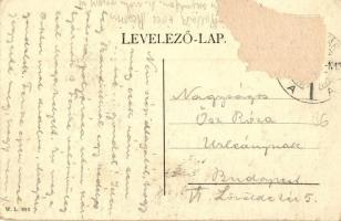 Kolozsvár, Cluj; Első magyar általános biztosító társaság palotája, piaci árusok. W. L. 993. / First...