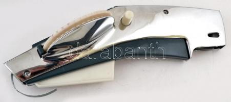 Retro Dymo betűnyomó készlet eredeti táskájában, 33×12×11 cm