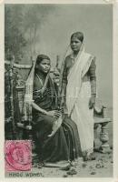 Indian folklore, hindu women. TCV card (fa)