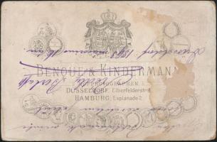 Rédly Berta, színésznő, Dedikált kerményhátú fotó 11x17cm