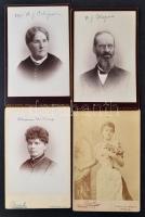 cca 1900 Bellovits (Bellovics) Imre (1847-1921) karnagy, zeneszerző és zenetanár, a Budapesti Zeneke...