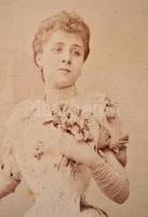 cca 1900 Bellovits (Bellovics) Imre (1847-1921) karnagy, zeneszerző és zenetanár, a Budapesti Zeneke...