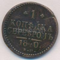 Orosz Birodalom 1840EM 1k Cu "I. Miklós" T:2- ph.
Russian Empire 1840EM 1 Kopek Cu "...