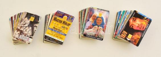 Kis magyar telefonkártya gyűjtemény, kb. 146 db