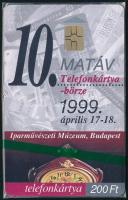 1999 MATÁV telefonkártya börze használatlan telefonkártya, bontatlan csomagolásban. Csak 2000 db! Sorszámozott. / Unused phone card