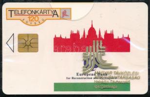 1992 EBRD bank. Használatlan telefonkártya, csomagolásban