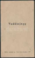 1951 Fényképes vadászjegy, okmánybélyegekkel