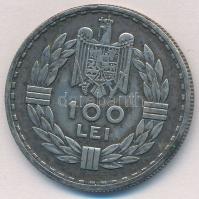 Románia 1932. 100L Ag "II. Károly" T:2
Romania 1932. 100 Lei Ag "Carol II" C:XF