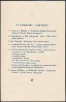 1927 Bp., Meghívó a Hősök temetőjében rendezendő emlékünnepélyre