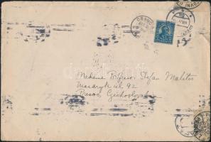 1929 Thomas Edison nyomtatott üdvözlőkártyája, borítékkal