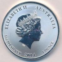 Ausztrália 2014. 1$ Ag "A ló éve" T:BU
Australia 2014. 1 Dollar Ag "Year of the Hors...