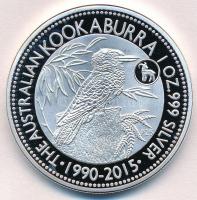 Ausztrália 2015. 1$ Ag Kookaburra (1oz/0.999) T:PP  Australia 2015. 1 Dollar Ag Kookaburra (1oz/0.999) C:PP