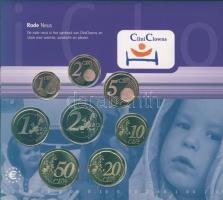 Hollandia 1999. 1c-2€ 8klf db, "Kórház bohóc" szettben T:BU