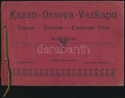 cca 1900 Kazán - Orsova - Vaskapu leporelló