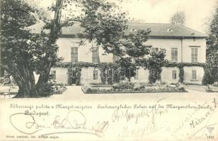 1901 Budapest XIII. Margitsziget, Főhercegi palota. Mezei Antalné kiadása (EK)