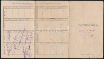 1945 Építőipari Romeltakarítási és Helyreállítási Munkák Központi Bizottsága fényképes igazolvány