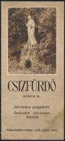 cca 1910 Csízfürdő (Kúpele Číž) ismertető prospektus