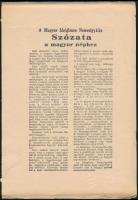 1944 december. Tolbuchin és Malinovszkij szovjet marsallok Budapest népéhez intézett felhívása 4p.