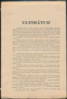 1944 december. Tolbuchin és Malinovszkij szovjet marsallok Budapest népéhez intézett felhívása 4p