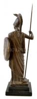Pallas Athéné, spiáter szobor, talapzaton, jelzés nélkül, m (talapzattal): 21 cm