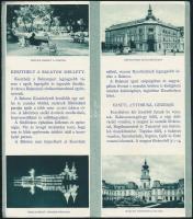 cca 1920-1930 Keszthely nevezetességeit bemutató ismertető prospektus