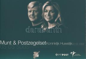 Hollandia 2002. 10 "Willem-Alexander & Maxima" házasságkötésének alkalmából kiadott h...