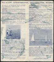 cca 1930 Balaton - képes ismertető prospektus