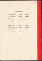 1961 10 metszet. A Kisgrafika Barátok Köre kiadványa a lipcsében megtartott VIII. Európai Exlibris K...