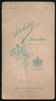 Procopius Béla (1868-1945) numizmatikus fotója díszmagyarban. Strelisky fotó 1896.