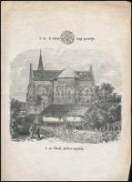 cca 1850-1900 Kis okmány és nyomtatvány tétel. Benne Tarnote-k, befizetési nyugták, egy fametszet