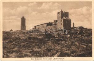 Brocken, neuem Observatorium / observatory