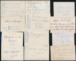 cca 1914-1918 Életképek az I. világháborúból (katonák, romok, Budapest), 36 db fotó, hátoldalon feli...