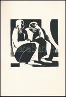 1982 Magyar Kisgrafika. XIX. Oxfordi Ex Libris Kongresszus magyar ajándékmappája. Bp., 1982, Kisgraf...