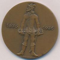 Madarassy Walter (1909-1994) 1976. "II. Rákóczi Ferenc" Br emlékérem (42,5mm) T:2