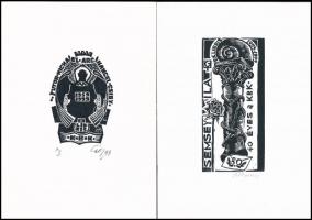 1999 KBK 40. 1959-1999. Bp.,1999, KBK Grafikagyűjtő és Művelődési Egyesület, 11 t. Kiadói papírmappá...