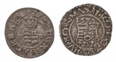 1575K-B Denár Ag "Miksa" (0,43g) + 1692K-B Denár Ag "I. Lipót" (0,43g) T:2
Hung...