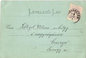 1898 Pécs, M. kir. Honvéd hadapród iskola este. Kiadja Günsberger Lajos (EK)