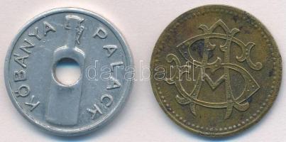 2db klf bárca, közte DN "Kőbánya / Kőbánya Palack", "1/2 Liter / SA?" T:2,2-