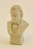 Porcelán Wagner büszt, piszkos, jelzés nélkül, m:8 cm