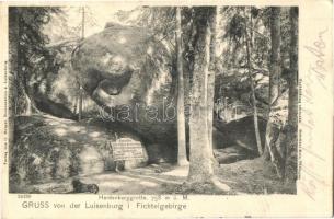 Luisenburg i Fichtelgebirge, Hardenberggrotte / mountain, cave (EK)