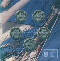 Hollandia 2000. 5Fl 5klf db "Vitorlázás" szettben T:BU Tanúsítvánnyal!