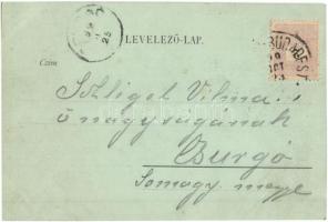 1899 Kolozsvár, Cluj; Külső Magyar utca este, Református templom, Reményi és Rákosy üzlete. Bizomány...