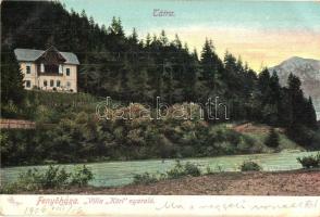 1906 Fenyőháza, Lubochna; Villa Köri nyaraló. Kiadja Feitzinger Ede 1905. 881. / villa (EK)