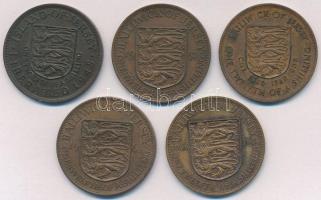 Jersey 1945-1966. 1/12sh Br (5xklf) T:2
Jersey 1945-1966. 1/12 Shilling Br (5xdiff) C:XF