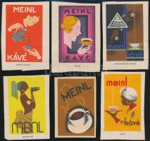 6 db Meinl kávé reklámlap