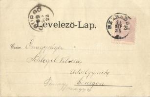 1899 Szabadka, Subotica; M. kir. állami tanítónő képezde. Wilheim Samu kiadása / teachers' trai...