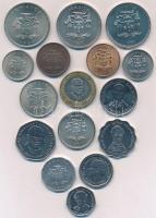 Jamaika 1969-2000. 1c-20c (16xklf) T:1-,2
Jamaica 1969-2000. 1 Cent - 20 Cents (16xdiff) C:AU,XF