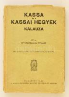 Dr. Schermann Szilárd: Kassa és a Kassai hegyek kalauza. Bp., 1944, Magyarországi Kárpát Egyesület. Kiadói papírkötés, sérült gerinccel, kopottas állapotban.